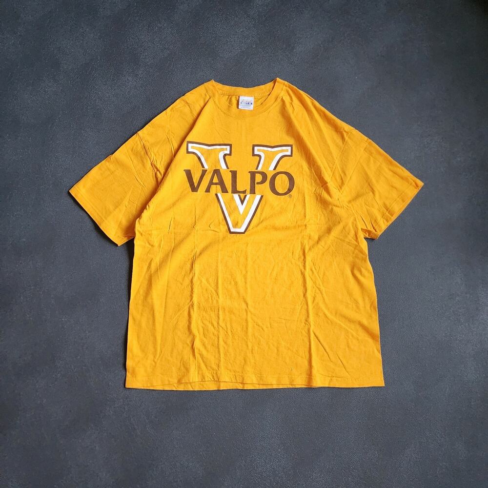 Vintage 90's Valparaiso Crusaders Yellow Shirt XXL